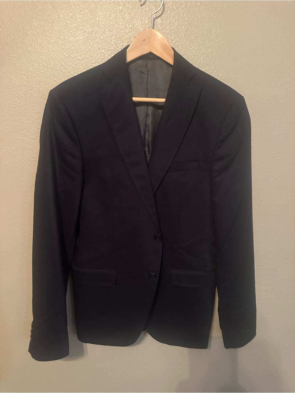 Zara Black Two-Button Men's Blazer